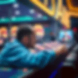 Dynamic gameplay scene showcasing the Angler casino game