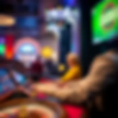 Exciting gameplay scene from an offline casino game on Android