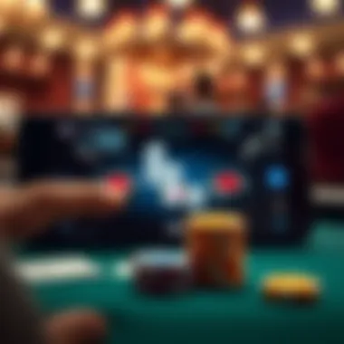 A strategic card game displayed on an Android screen