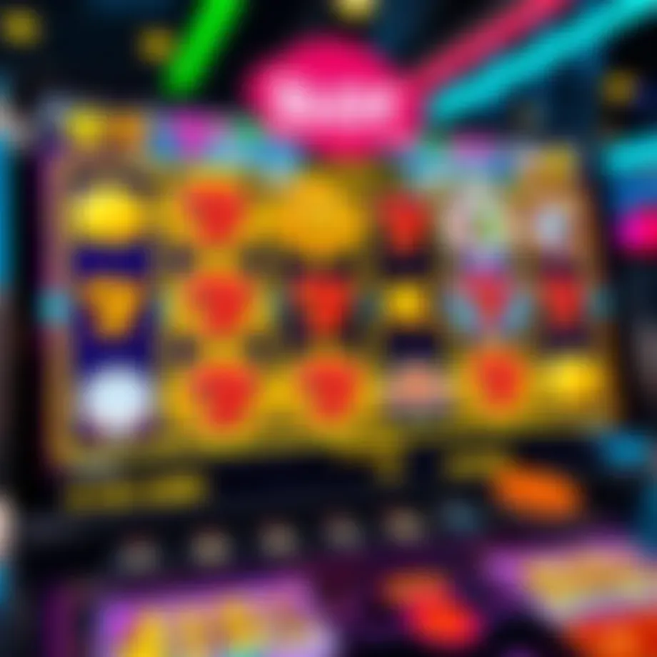 A vibrant online slot interface showcasing high payout rates