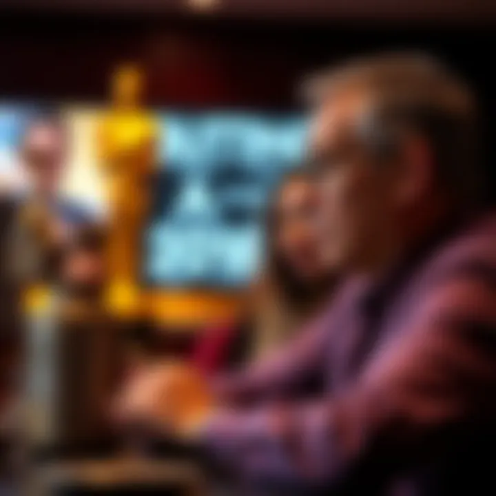 A thoughtful person analyzing Oscar nominations