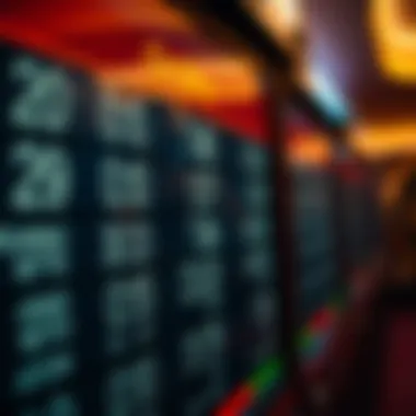 A close-up of odds displayed on a digital interface