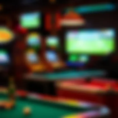 A selection of gaming options available at the venue