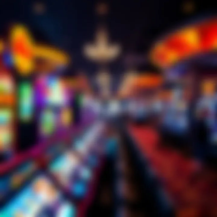 Vibrant gaming floor filled with diverse gaming options and enthusiastic patrons
