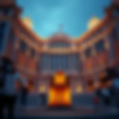 Grand Facade of Caesars Palace Facade of Caesars Palace showcasing grandeur