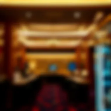 Guest Services at Caesars Palace Guest services desk at Caesars Palace