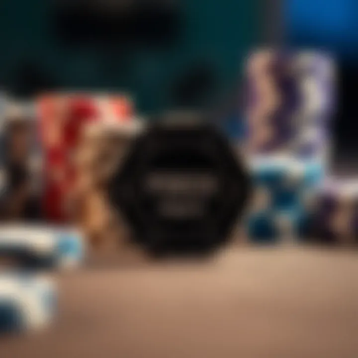 Visual comparison of poker chip weights and their impact on gameplay