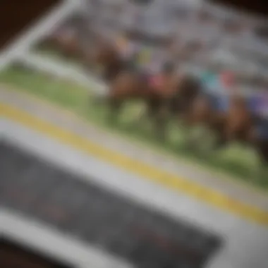 Insight into Betting Strategies A close-up of a betting slip highlighting strategies used by bettors