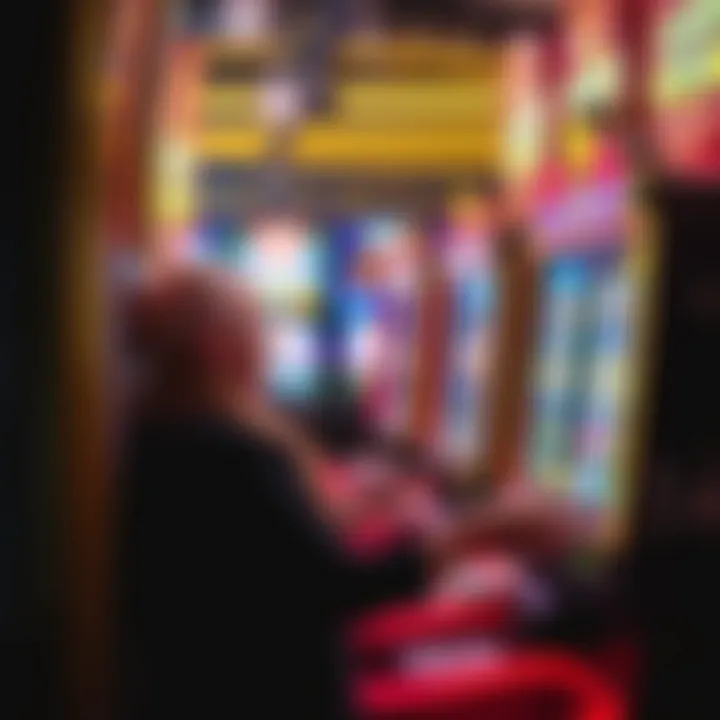 Player engaging with a Cash Wizard slot machine