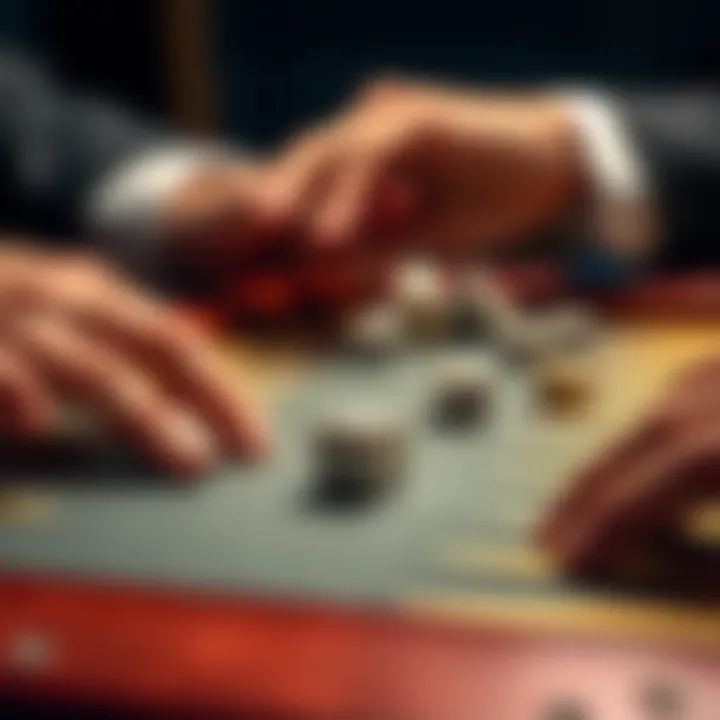 A close-up of the gameplay, highlighting strategic movements and dice rolls.