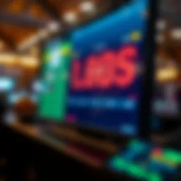 Boxing betting odds displayed on a screen