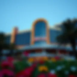 Exterior view of Circa Hotel and Casino showcasing its modern architecture