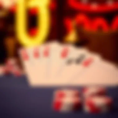Close-up of Face Up Pai Gow Poker cards showcasing unique gameplay