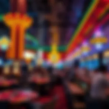 Vibrant atmosphere in a Las Vegas casino featuring Pai Gow Poker