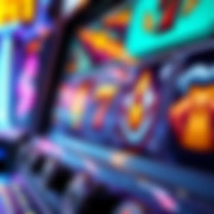 A close-up of the Fire Light slot machine's symbols and icons representing its thematic elements