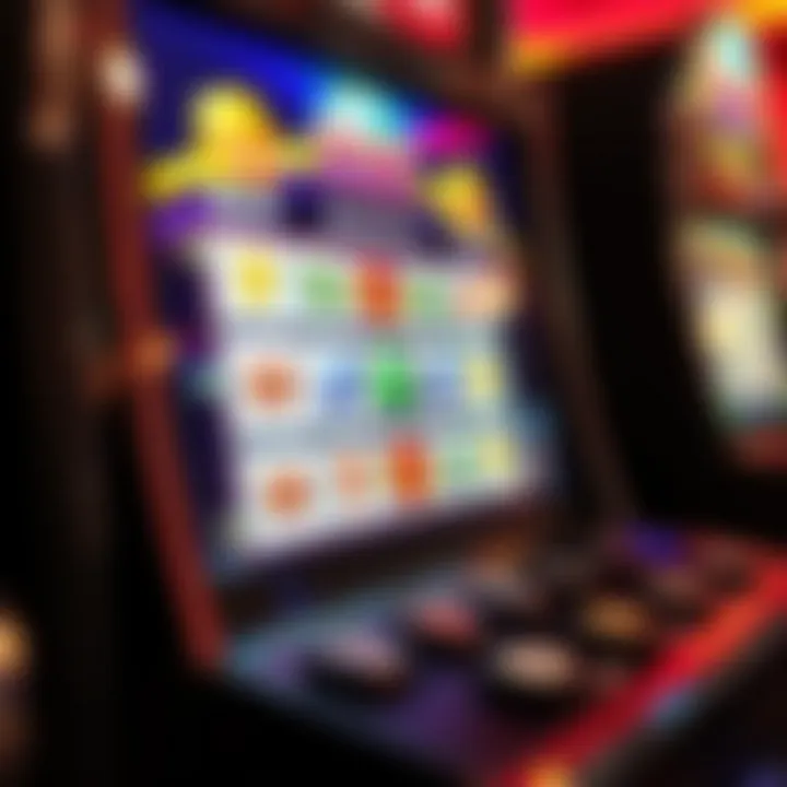 Illustration of various payout structures associated with slot machines