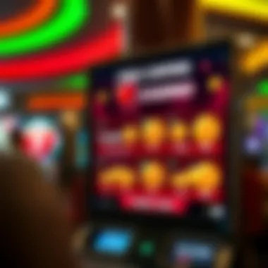 A digital display of free coin offers on a casino platform