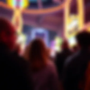 A cozy gathering of spectators enjoying a free show