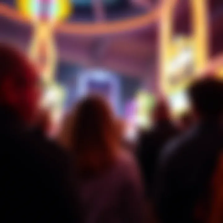 A cozy gathering of spectators enjoying a free show