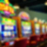 A vibrant display of Texas tea slot machines