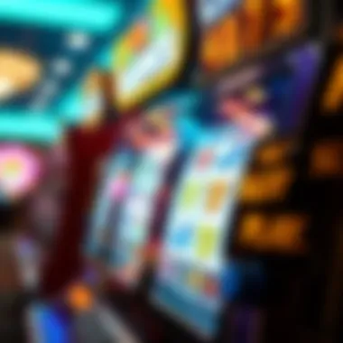 A close-up of free slot play credits on a casino screen