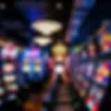 Overview of gaming machines in a Virginia casino setting