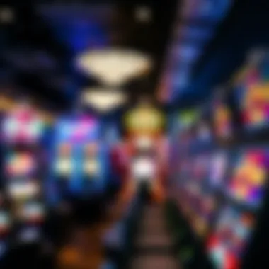 Overview of gaming machines in a Virginia casino setting