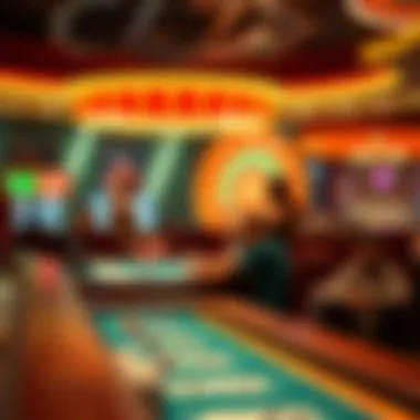 Concept art of regulatory frameworks in online gambling