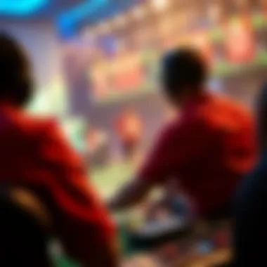 Dynamic gameplay showcasing real-money betting