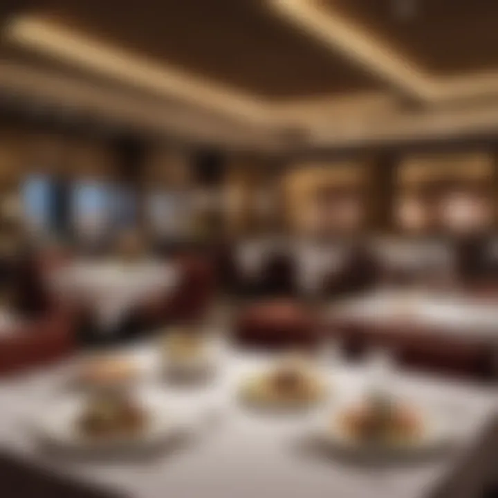 Fine dining restaurant within Hyatt Hotel Casino featuring gourmet cuisine