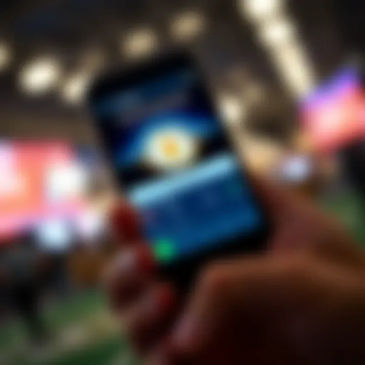 Financial rewards displayed on a smartphone screen