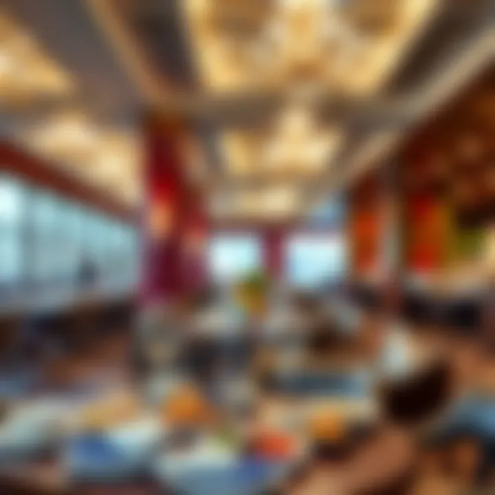 Dining options at a Las Vegas hotel