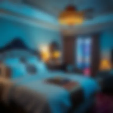 Luxurious hotel room in Las Vegas