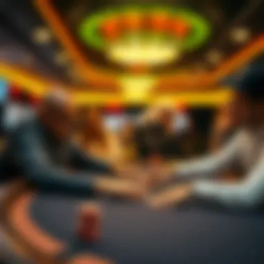 Strategic gameplay in a live casino
