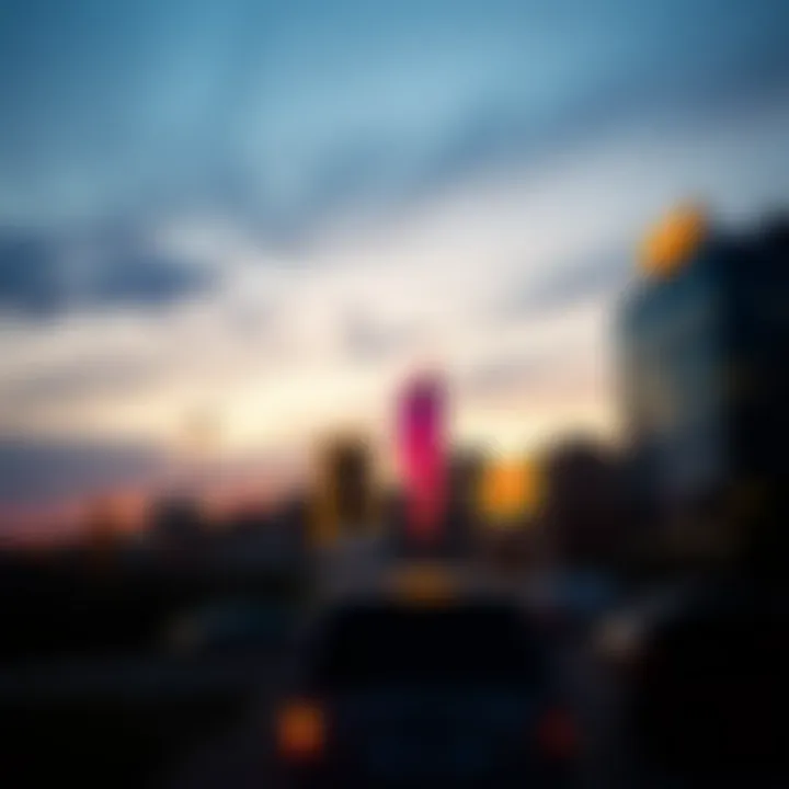 A vibrant Missouri skyline at dusk