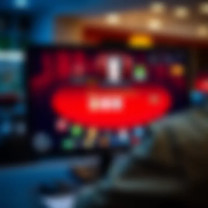 A computer screen displaying an online blackjack game interface