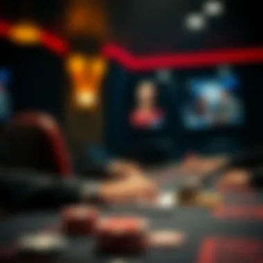 Visual representation of player protection measures in online poker