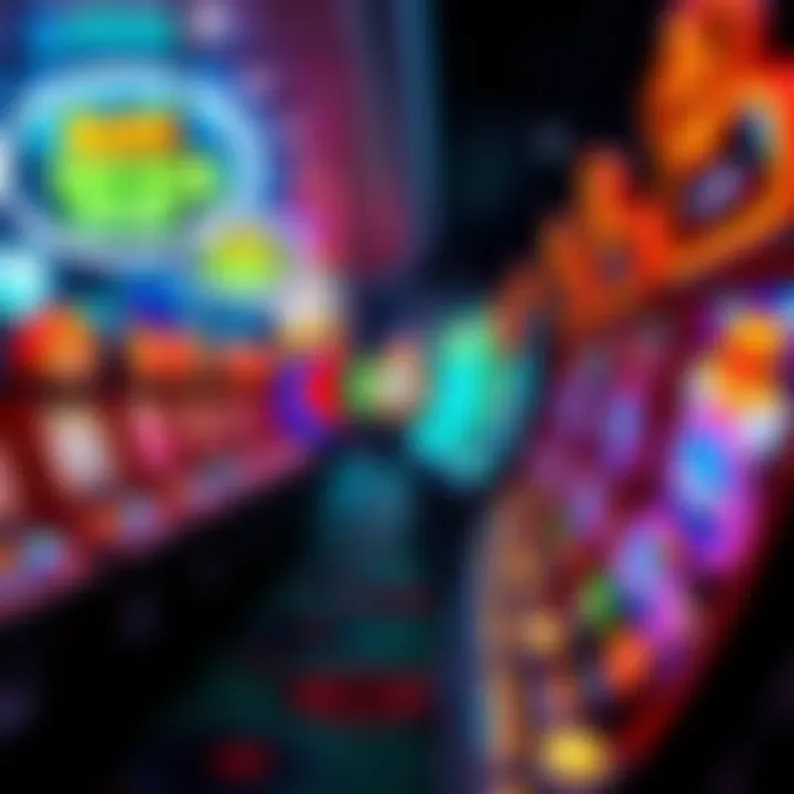 A captivating visual representing the diverse themes available in online slot games.