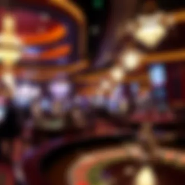 Atmospheric view of River Rock Casino's gaming floor