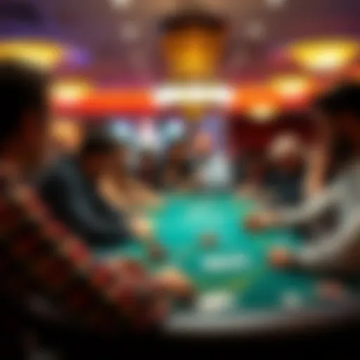 A thrilling poker tournament in action at Seminole Casino