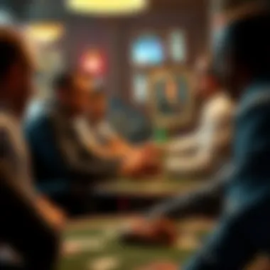 Social dynamics of poker games