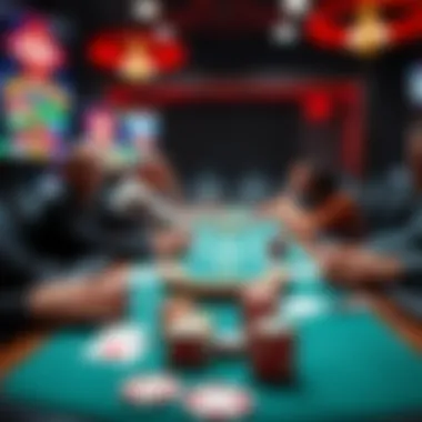 An array of mobile poker games available on different apps