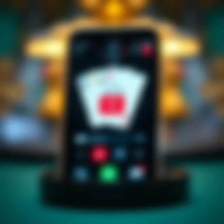 A secure mobile poker app showcasing encryption features
