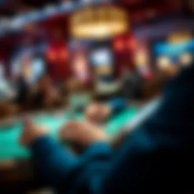 A user immersed in playing poker on a tablet, highlighting user experience