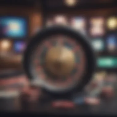 Technology's Impact on Gambling Experience An illustration representing advanced technology in online gambling