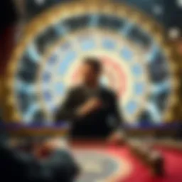 Visual representation of game mechanics in Deal or No Deal