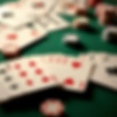Blackjack Strategies A visually appealing array of cards showcasing blackjack strategies