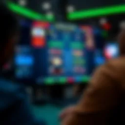 Overview of an online casino tournament interface