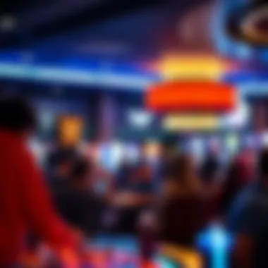 Guests enjoying various entertainment amenities within the casino