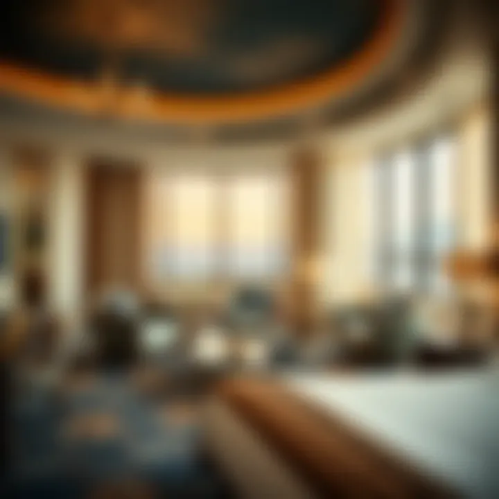 Luxurious suite at the Bellagio showcasing elegant decor and stunning views